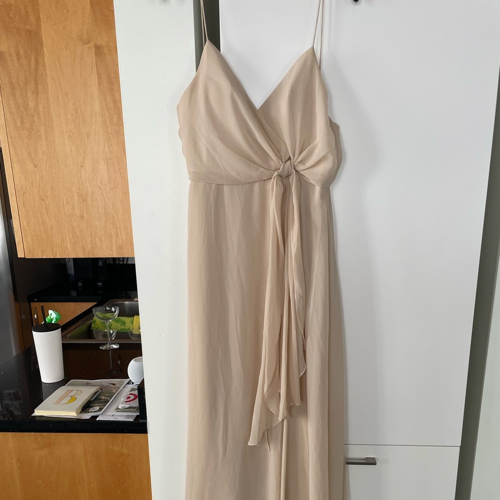 Jenny Yoo Sand Dune Chiffon dress